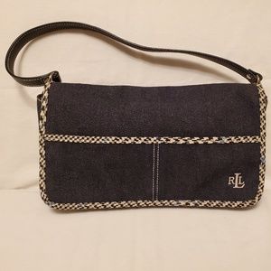 Lauren Ralph Lauren Navy Blue Denim handbag